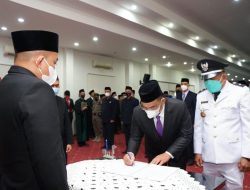 Walikota Lantik Pejabat Pimpinan Tinggi Pratama, Administrasi dan Fungsional Melalui Mekanisme Penyetaraan Jabatan Di Lingkungan Pemkot Pangkalpinang